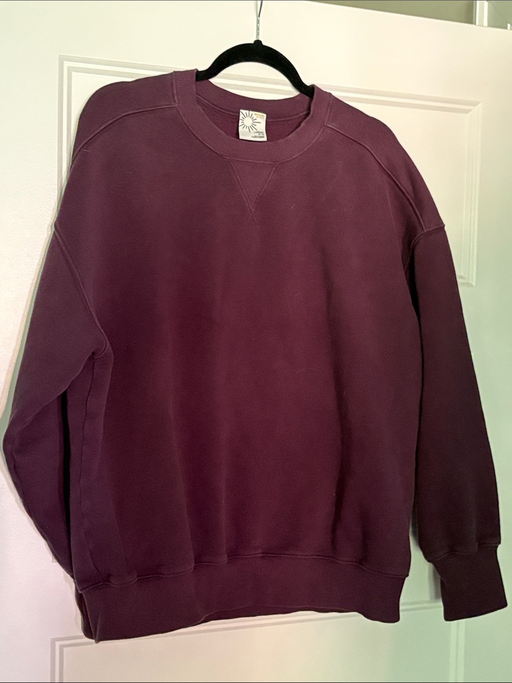 aerie women’s Crewneck Sweatshirt in Plum